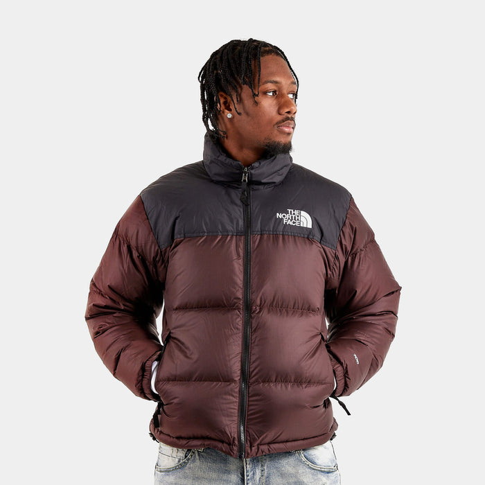 1996 Retro Nuptse Mens Jacket (Brown/Black)