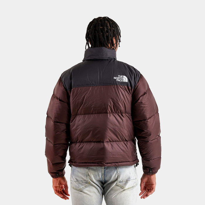1996 Retro Nuptse Mens Jacket (Brown/Black)