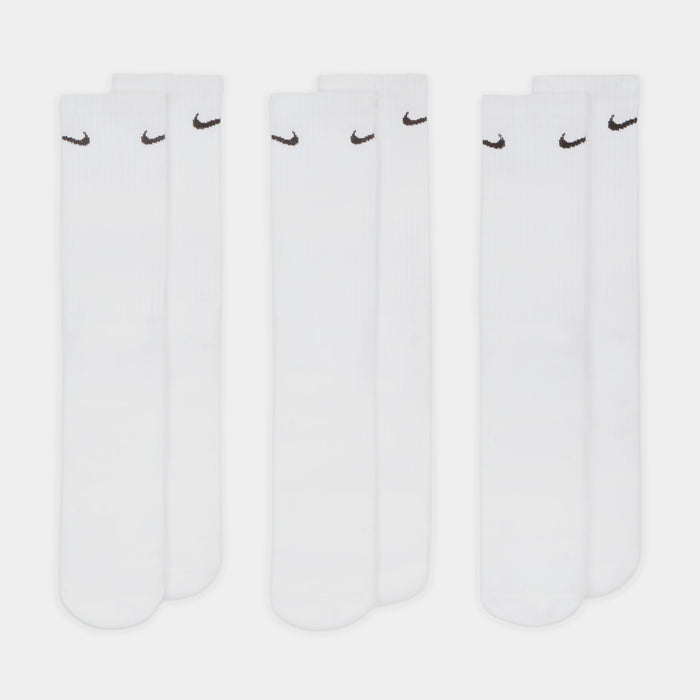 3 Pack Everyday Crew Mens Socks (White)
