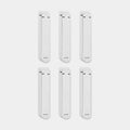 6 pack Everyday Crew Mens Socks (White)