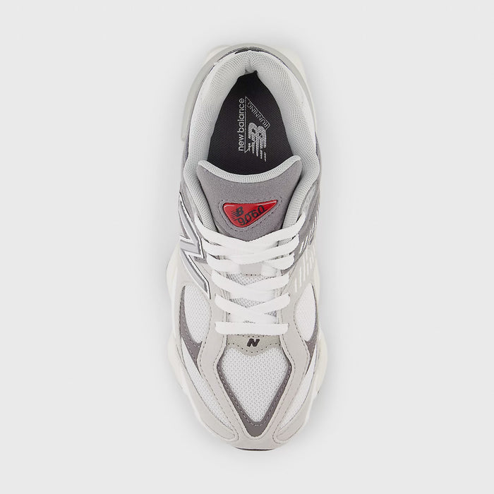 9060 Grade School Lifestyle Shoes (Grey/White)