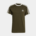 Adicolor 3 Stripe Mens Short Sleeve Shirt (Green)