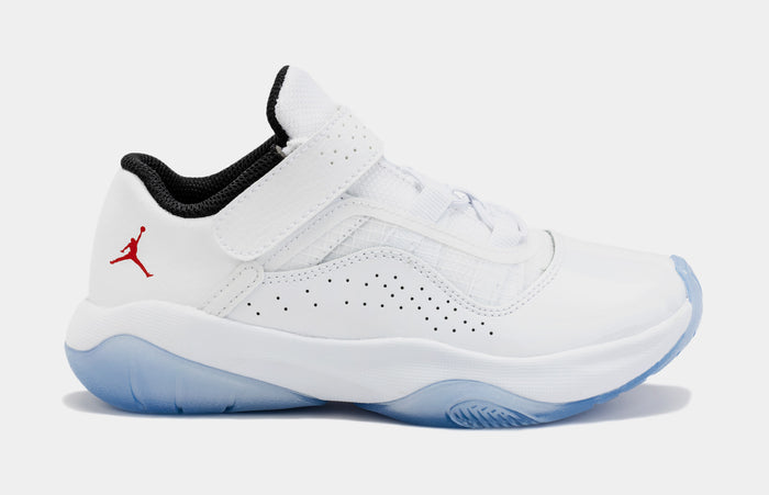 Air Jordan 11 CMFT Low Preschool Lifestyle Shoes (White/Blue)
