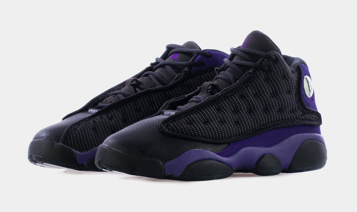 Air Jordan 13 Court Purple Preschool Lifestyle Shoes (Black/Purple) Free Shipping