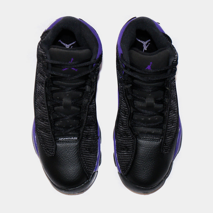 Air Jordan 13 Court Purple Preschool Lifestyle Shoes (Black/Purple) Free Shipping