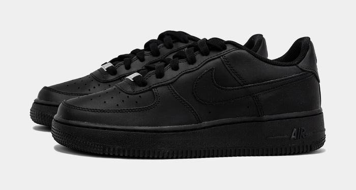 Air Force 1 Low LE Grade School Lifestyle Shoes (Black/Black)