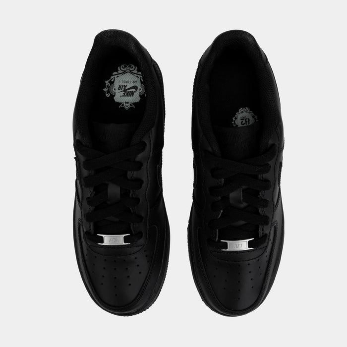 Air Force 1 Low LE Grade School Lifestyle Shoes (Black/Black)