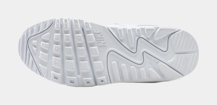 Air Max 90 LTR Grade School Lifestyle Shoes (White)