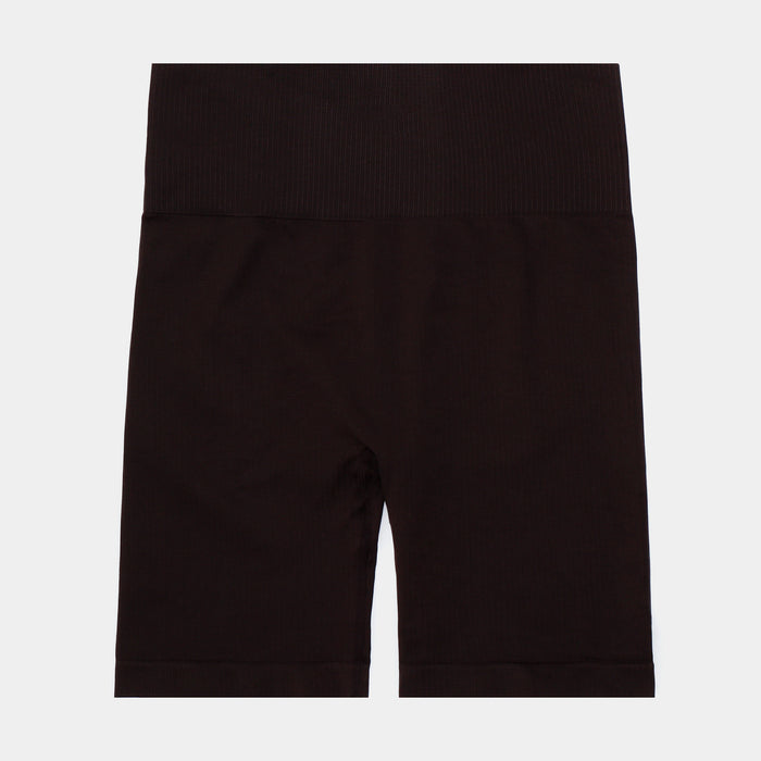 Aiya Rib Knit Shorts Womens Shorts (Brown)