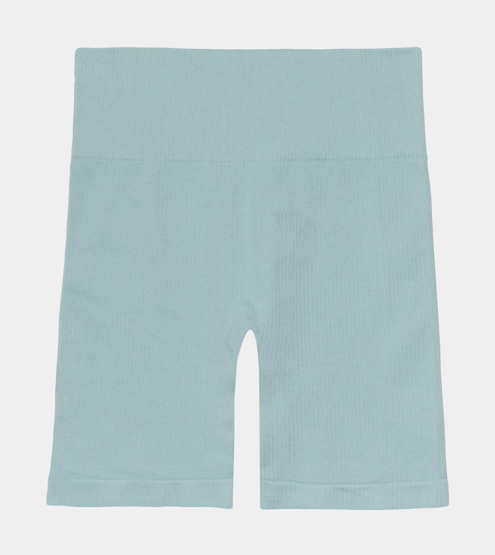 Aiya Rib Knit Womens Shorts (Green)