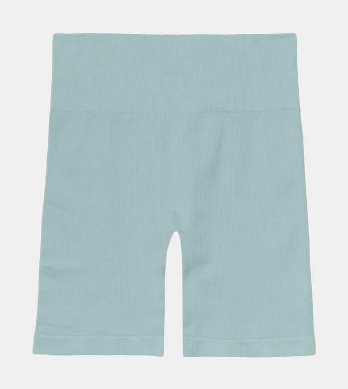 Aiya Rib Knit Womens Shorts (Green)