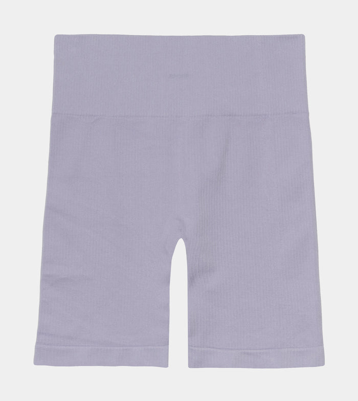 Aiya Rib Knit Womens Shorts (Purple)