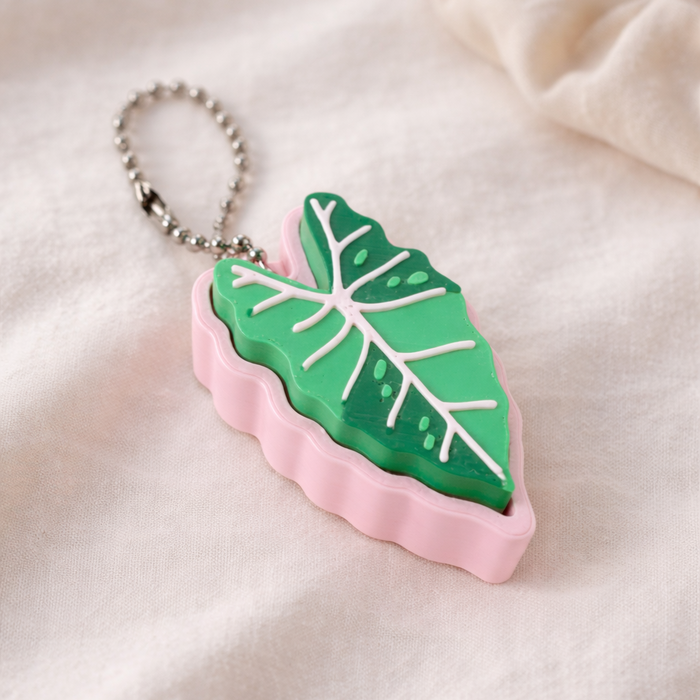 Alocasia Fidget Clicker Pink - Pre Made