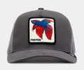 Alpha Betta Trucker Mens Hat (Grey)