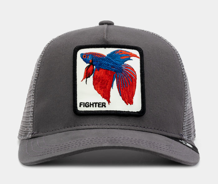 Alpha Betta Trucker Mens Hat (Grey)