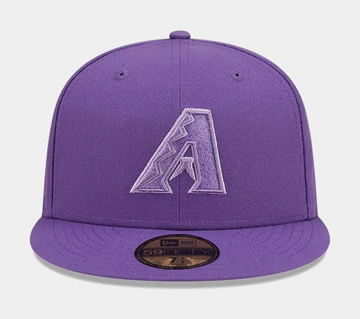 Arizona Diamondbacks Monocamo 59FIFTY Mens Fitted Hat (Purple)