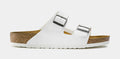 Arizona Womens Sandals (White/Silver)