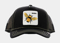Bee Trucker Mens Hat (Black)