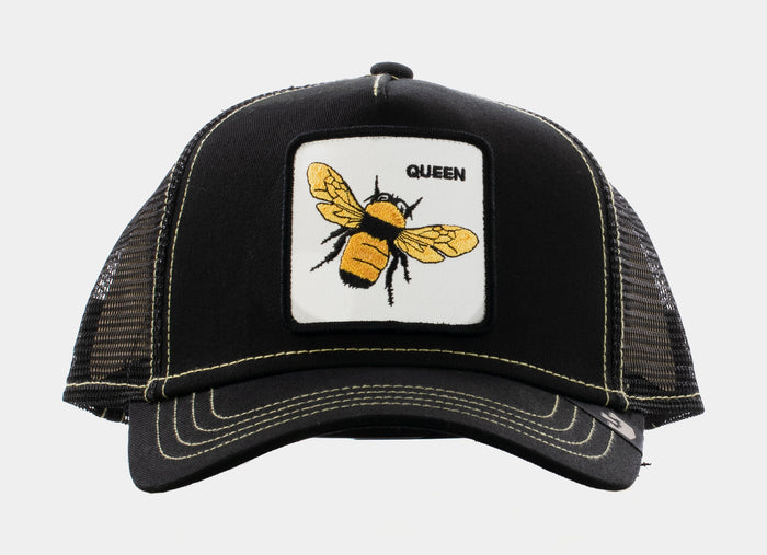 Bee Trucker Mens Hat (Black)