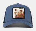 Big Bear Trucker Mens Hat (Blue)