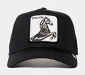 Black Stallion Trucker Mens Hat (Black)
