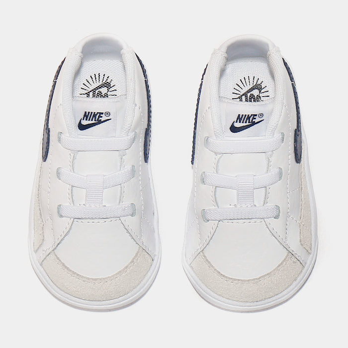 Blazer Mid Infant Toddler Lifestyle Shoes (White/Black)