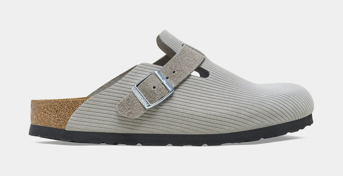 Boston Suede Embossed Womens Sandals (Corduroy Stone Coin)
