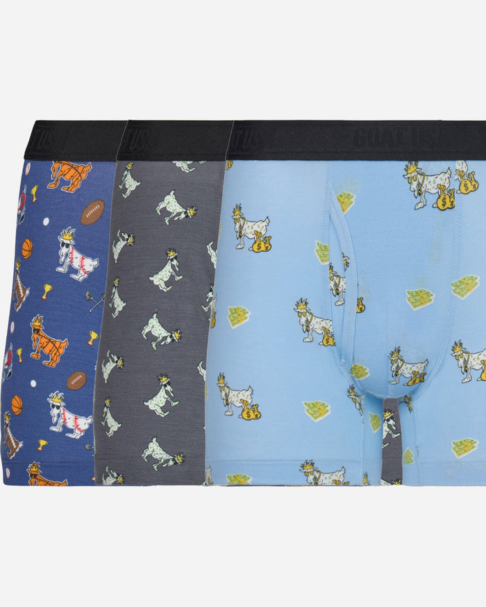 Boxers overlaid on one another