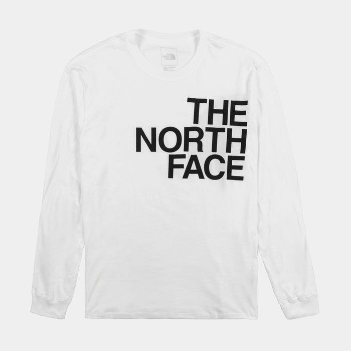 Brand Proud Mens Long Sleeve Shirt (White/Black)