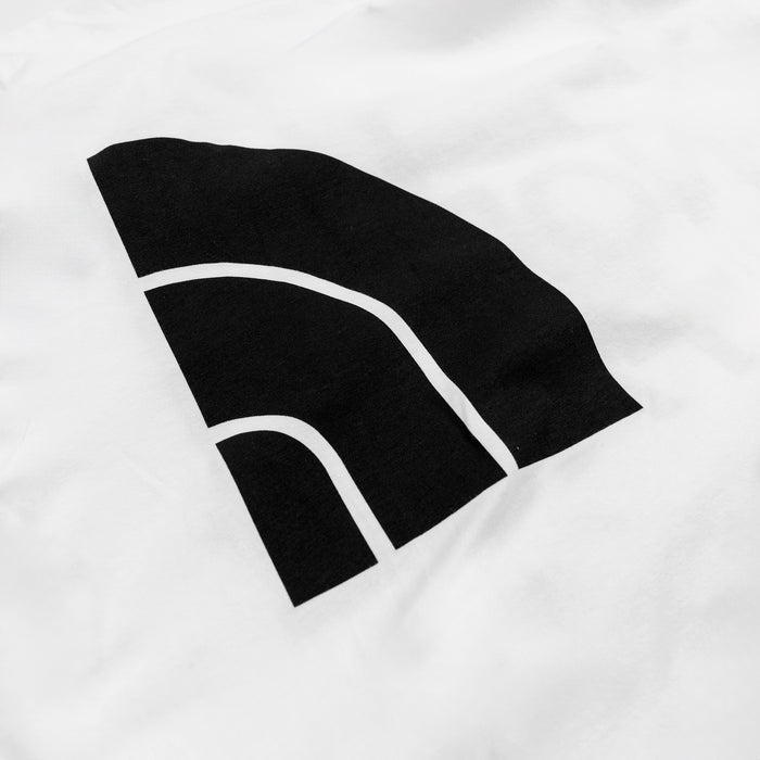 Brand Proud Mens Long Sleeve Shirt (White/Black)