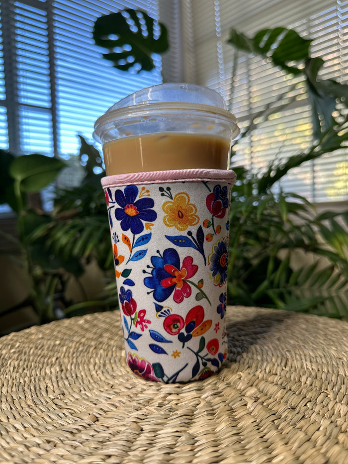 Bright Floral Cozie