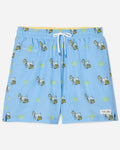 Front of carolina blue cash money bathing suit