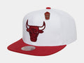 Chicago Bulls Cherry Bomb Snapback Mens Hat (White/Red)