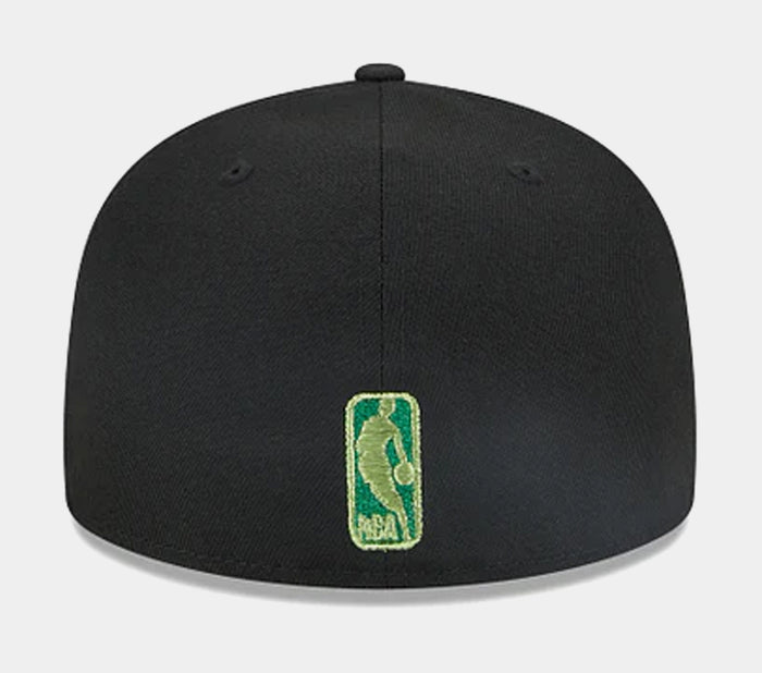 Chicago Bulls Metallic Pop 59FIFTY Mens Fitted Hat (Black)