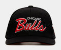 Chicago Bulls Team Script 2.0 Mens Snapback Hat (Black)