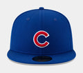 Chicago Cubs Fitted Hat Mens Hat (Blue)