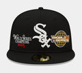 Chicago White Sox 59Fifty Fitted Cap Mens Hat (Black)