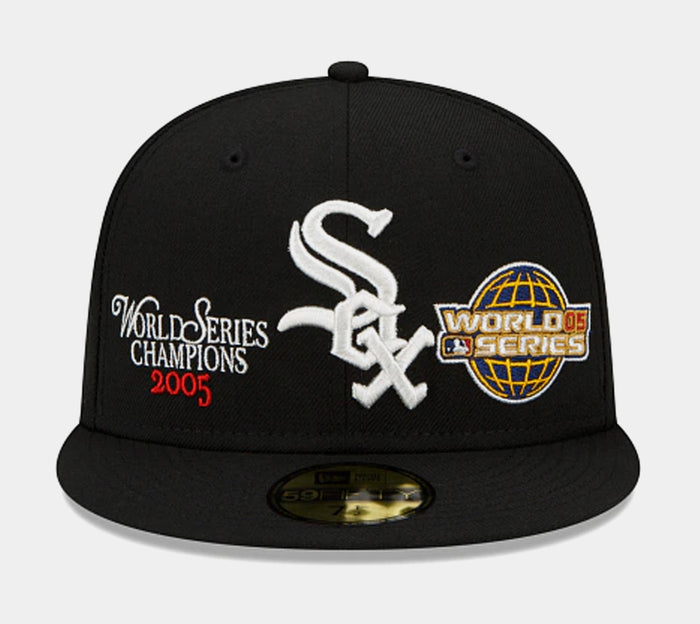Chicago White Sox 59Fifty Fitted Cap Mens Hat (Black)