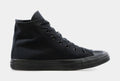 Chuck Taylor All Star HI-Top Black Monochrome Womens Lifestyle Shoes (Black/Black)
