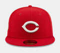 Cincinnati Reds Botanical 59FIFTY Mens Fitted Hat (Red)