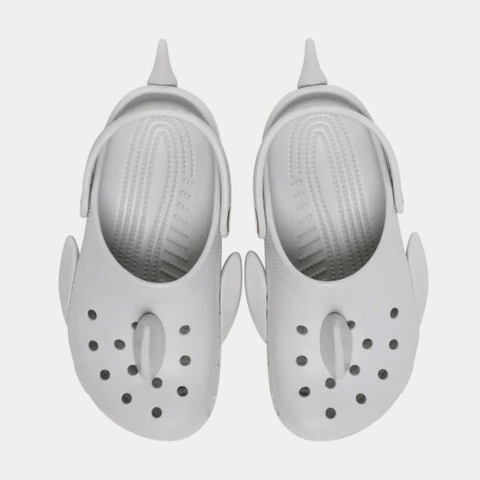 Classic Clog I am Sharky Infant Toddler Sandals (Grey)