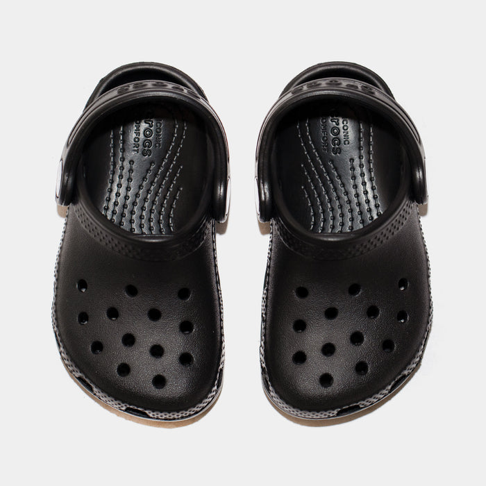 Classic Clog Infant Toddler Sandals (Black)