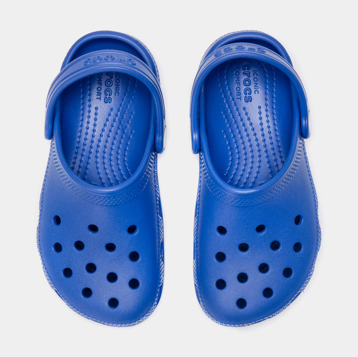 Classic Clog Preschool/Grade School Sandals (Blue)