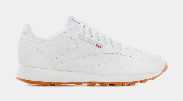 Classic Leather Mens Lifestyle Shoes (White)