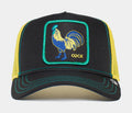 Cock Trip Trucker Mes Hat (Black/Yellow)