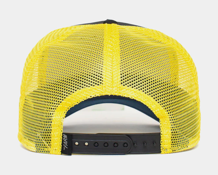 Cock Trip Trucker Mes Hat (Black/Yellow)