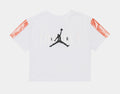 Colorblock Graphic Tee Grade School Tshirt (White/Pink)