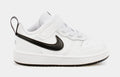 Court Borough Low 2 Infant Toddler Lifestyle Shoes (White/Black)