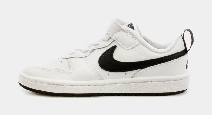 Court Borough Low 2 Preschool Lifestyle Shoes (White/Black)