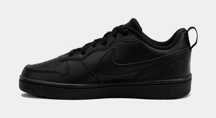 Court Borough Low Recraft Grade School Lifestyle Shoes (Black)